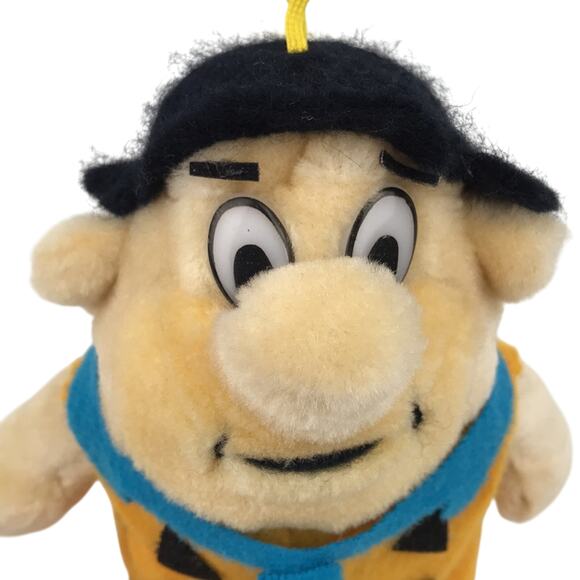 Vintage Nanco Fred Flintstone Plush Ornament 7'' 1980 Hanna-Barbera Collectible - Picture 3 of 8